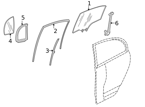 Rear Door for 2010 Honda Civic #1