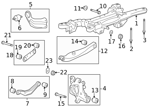 Rear Suspension for 2014 Chevrolet Malibu #2