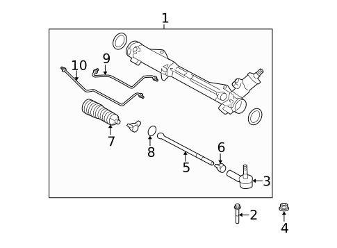 Power Steering Hoses, Pumps, & Related Components for 2010 Ford Mustang #0