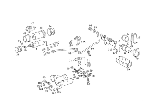 Fuel Pump Package for 1988 Mercedes-Benz 300TE #1