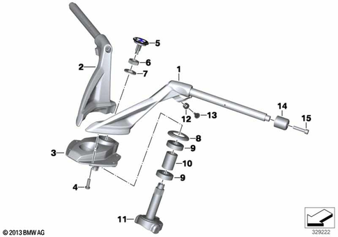 Motorcycle Handlebars for 2011 BMW-Motorrad K 1600 GT #0