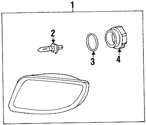 Fog Lamps for 2001 Hyundai Tiburon #0