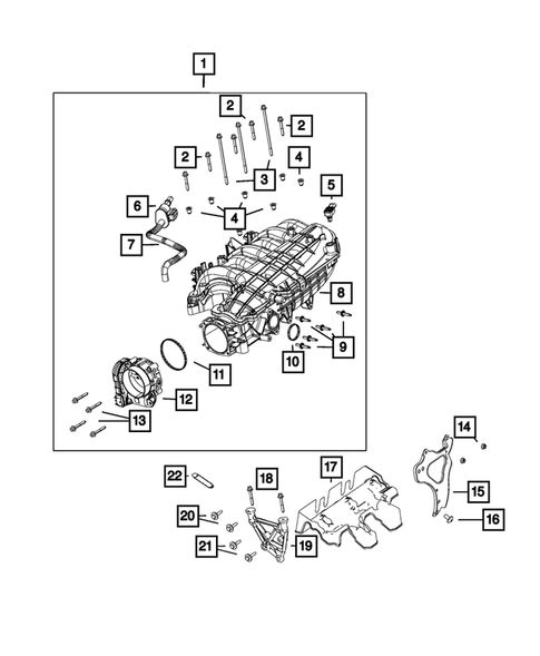 Manifolds and Vacuum Fittings for 2023 Jeep Grand Wagoneer #3
