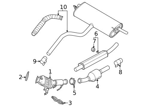 Exhaust Components for 2024 Ford Bronco Sport #0