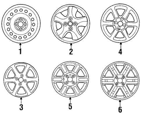 Wheels for 2001 Mercury Cougar #0