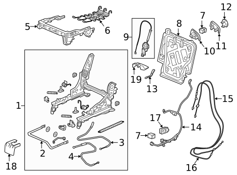 Tracks & Components for 2020 Acura MDX #4