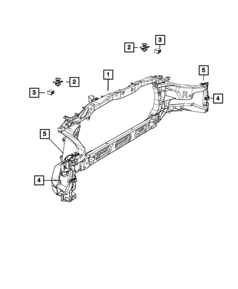 Radiator and Related Parts; Charge Air Cooler for 2010 Dodge Ram 1500 #1
