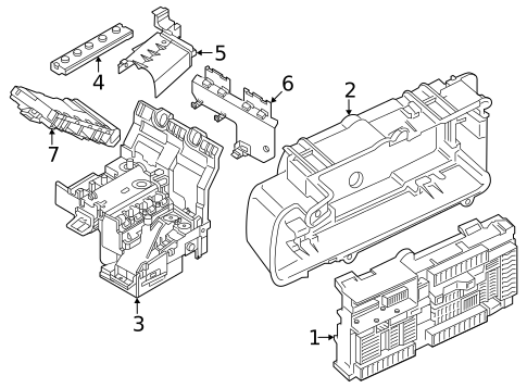 Fuse Box for 2020 BMW 540i #2