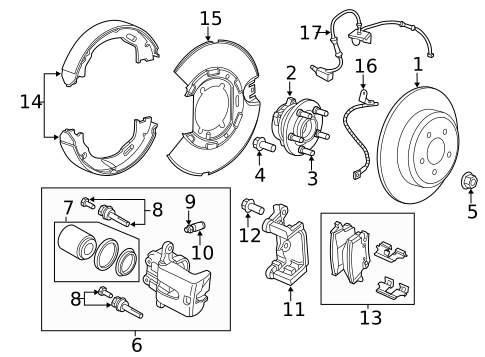 Brake Components for 2021 Dodge Charger #1