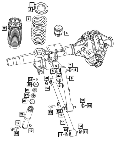 Rear Suspension and Cradle for 2026 Ram 1500 #0