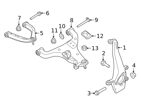 Suspension Components for 2019 Nissan Armada #1