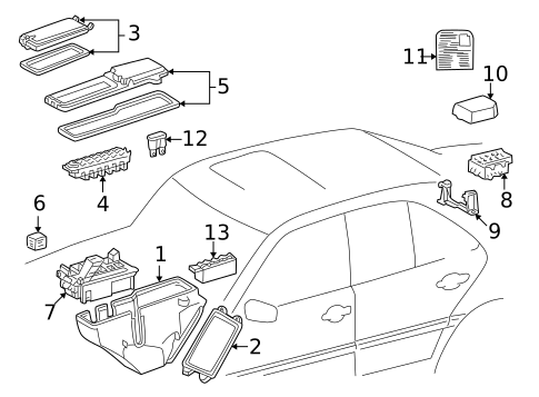 Electrical Components for 1994 Mercedes-Benz C280 #0