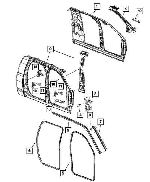 Aperture Panel for 2007 Dodge Ram 2500 #2