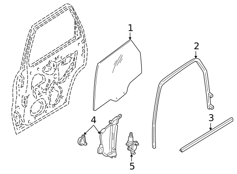 Doors for 2006 Mercury Mariner #0