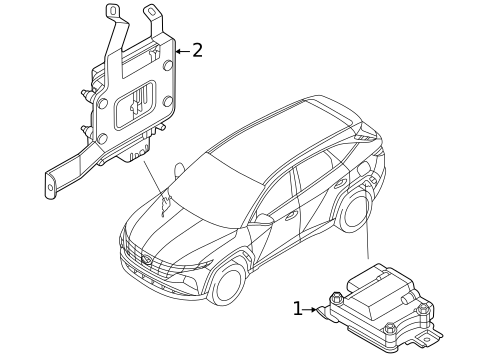 Electrical Components for 2022 Hyundai Tucson #2