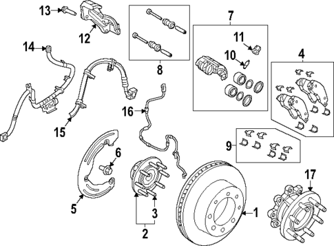Brake Components for 2023 Ram 3500 #0