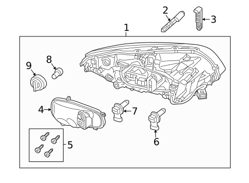 Bulbs - Chassis for 2014 Volvo XC60 #0