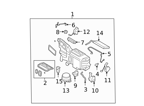 Evaporator Components for 2010 Ford Edge #0