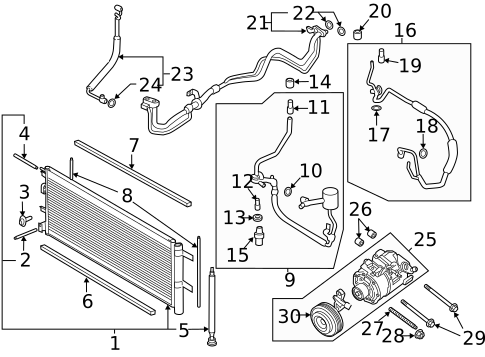 Switches, Solenoids & Actuators for 2017 Lincoln Continental #2