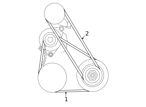 Belts for 1998 Honda Accord #1