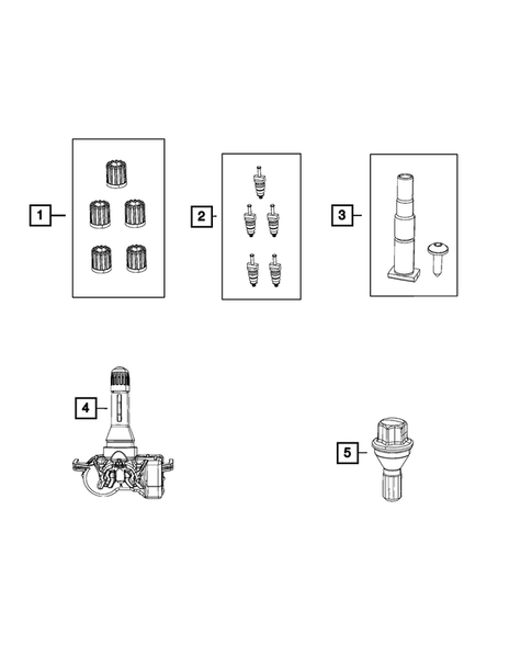 Tire Monitoring System for 2017 Jeep Compass #0
