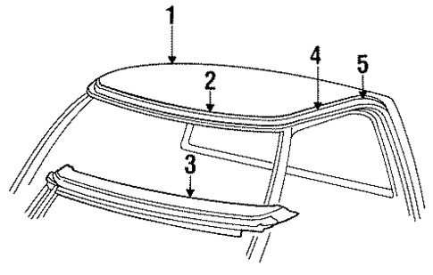 Roof for 1987 Dodge W350 #1