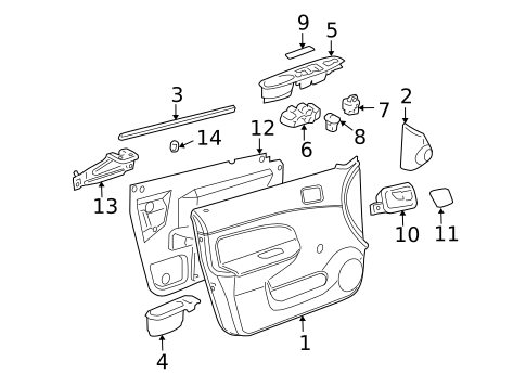 Door for 2007 Chevrolet Cobalt #1