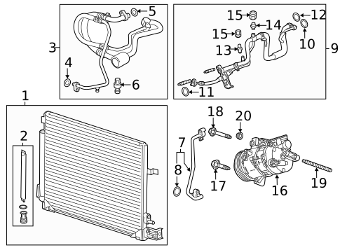 Hardware, Fasteners & Fittings for 2018 Cadillac XT5 #6