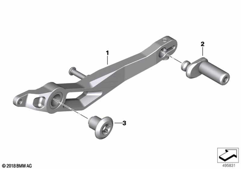 Brake Pedal, Connection Linkage for 2020 BMW-Motorrad R 1250 RS #0