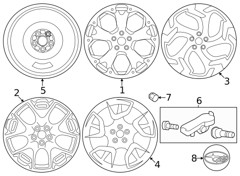 Wheels & Trim for 2023 Subaru Crosstrek #0