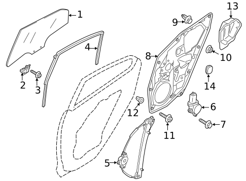 Front Door for 2013 Mazda 2 #3