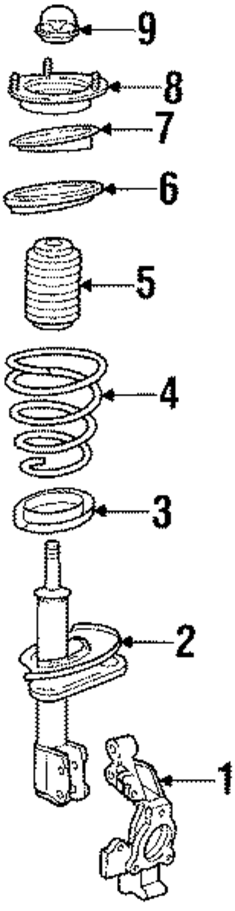 Suspension Components for 1988 Oldsmobile Cutlass Calais #1