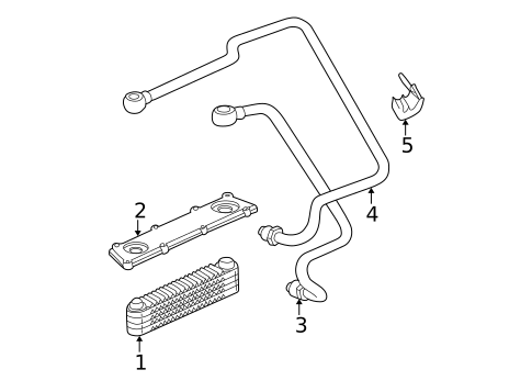 Oil Cooler for 2000 Saturn LS2 #0