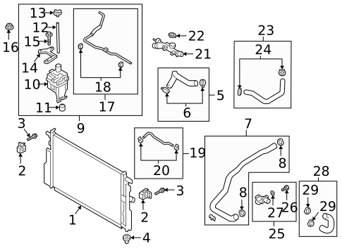 Cooling System for 2023 Mazda 3 #1