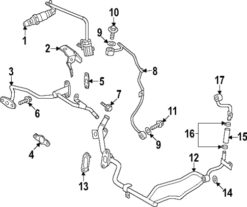 Hoses & Pipes for 2019 Mazda CX-5 #1