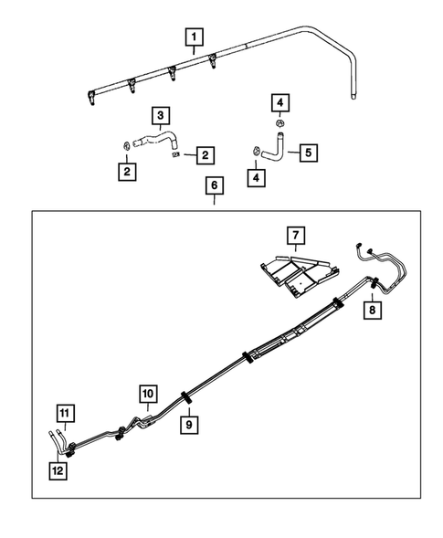 Fuel Lines for 2012 Jeep Patriot #1