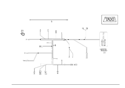 Additional Parts Taxi for 1999 Mercedes-Benz E430 #0