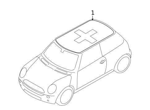 Stripe Tape for 2013 Mini Cooper #14