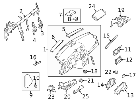 Instrument Panel for 2014 Mercedes-Benz E350 #0