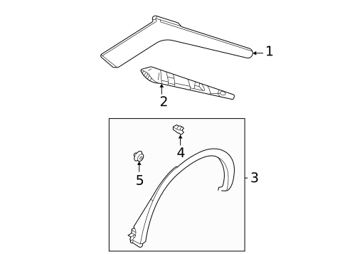 Exterior Trim - Quarter Panel for 2023 Mitsubishi Outlander #0