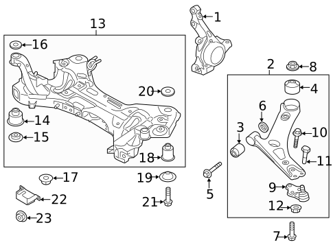 Suspension Components for 2014 Hyundai Tucson #0
