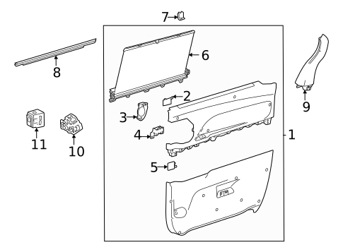 Sliding Door for 2024 Toyota Sienna #2