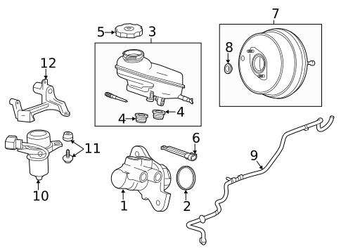 Brake Hydraulics for 2019 Cadillac CTS #1