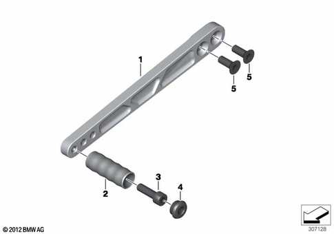 Outside Shift-Control Components for 2013 BMW-Motorrad HP4 #1