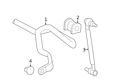 Stabilizer Bar & Components for 2015 Scion tC #1