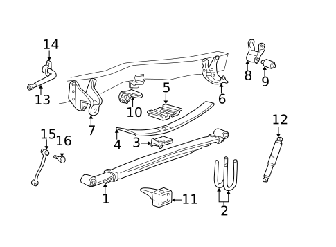 Shocks & Struts for 2000 Ford F-350 Super Duty #0
