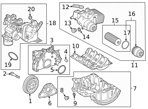 Engine for 2020 Mercedes-Benz CLA45 AMG #1
