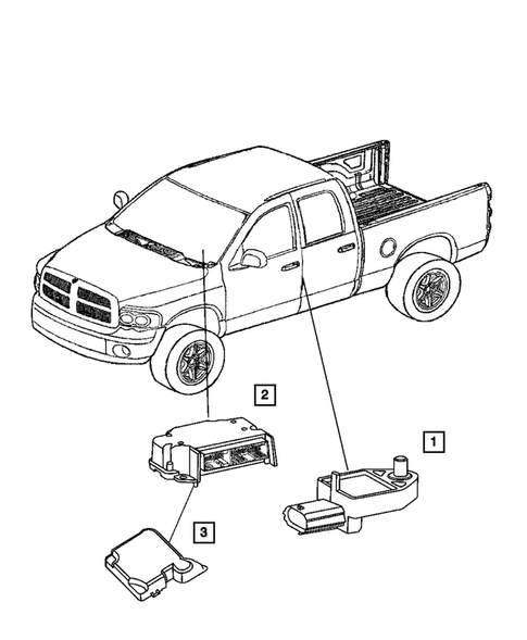 Air Bag Systems for 2006 Dodge Ram 3500 #1