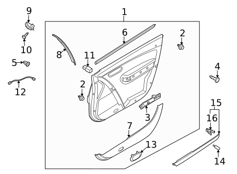 Front Door for 2009 Mazda CX-9 #2