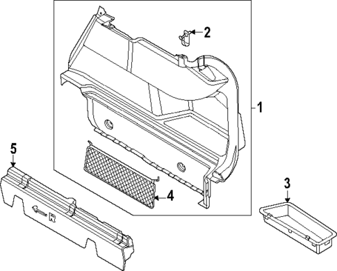 Interior Trim - Rear Body for 2025 BMW 228 xDrive Gran Coupe #2